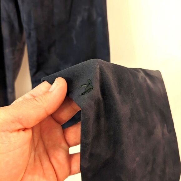 Glyder Pure Bodysuit Black Gray Tie Dye Yoga Leggings Spandex Bra Jumpsuit - Picture 6 of 7